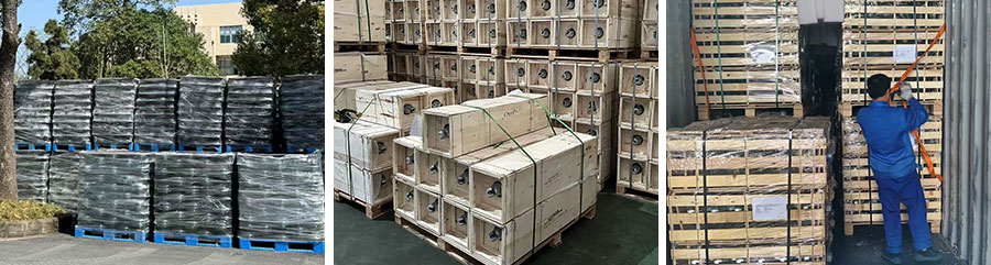 Export-grade secure wooden crate packaging for glass insulators