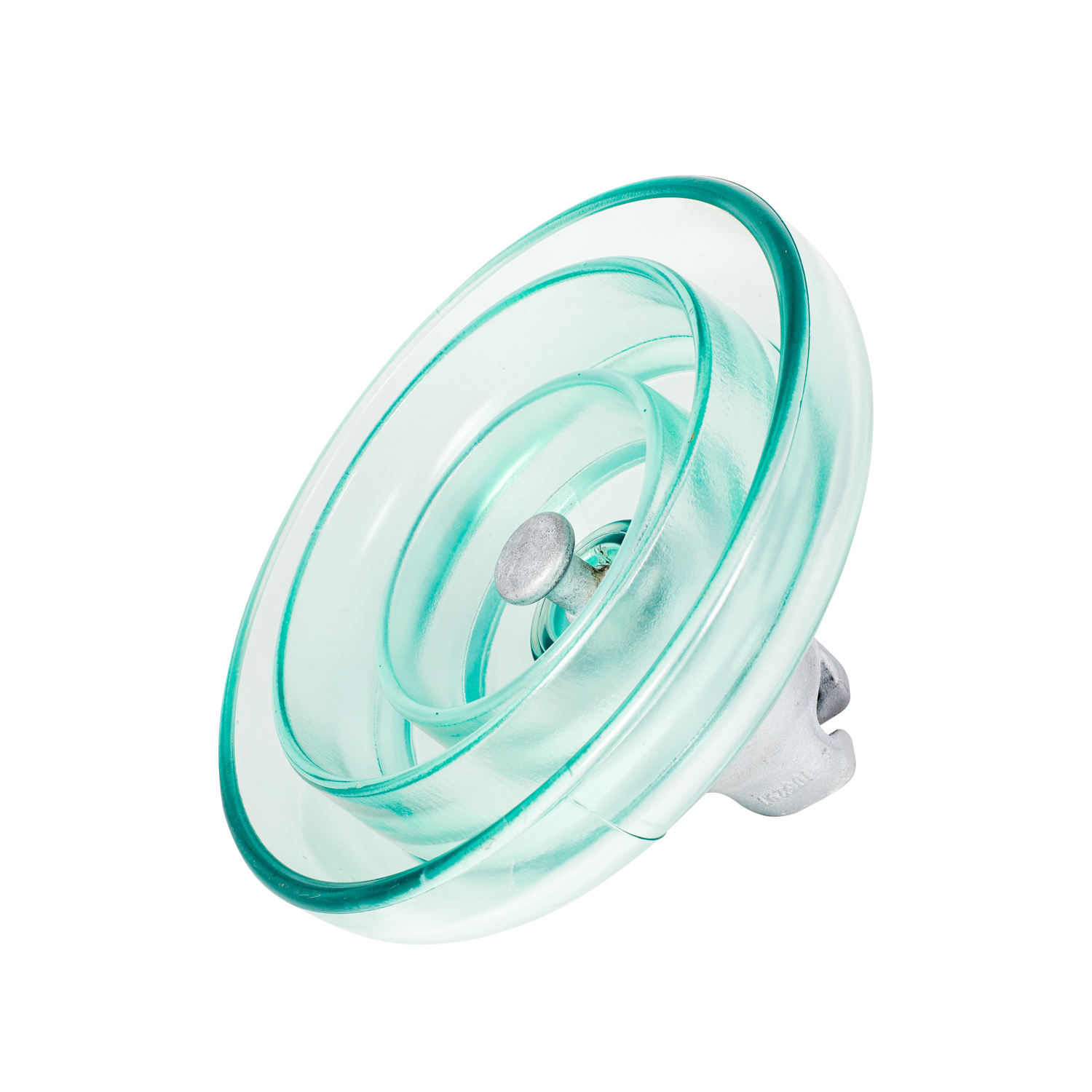 Fog type glass disc suspension insulator